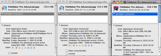 filemaker runtime for windows on mac
